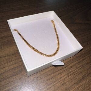 Masión Wheat 3MM Gold Bonded Chain Necklace